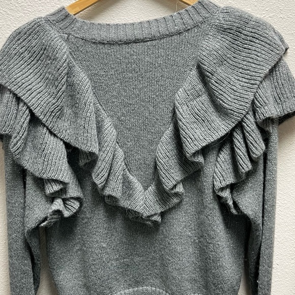 FARM Rio Metallic Ruffle Sweater - Picture 4 of 5